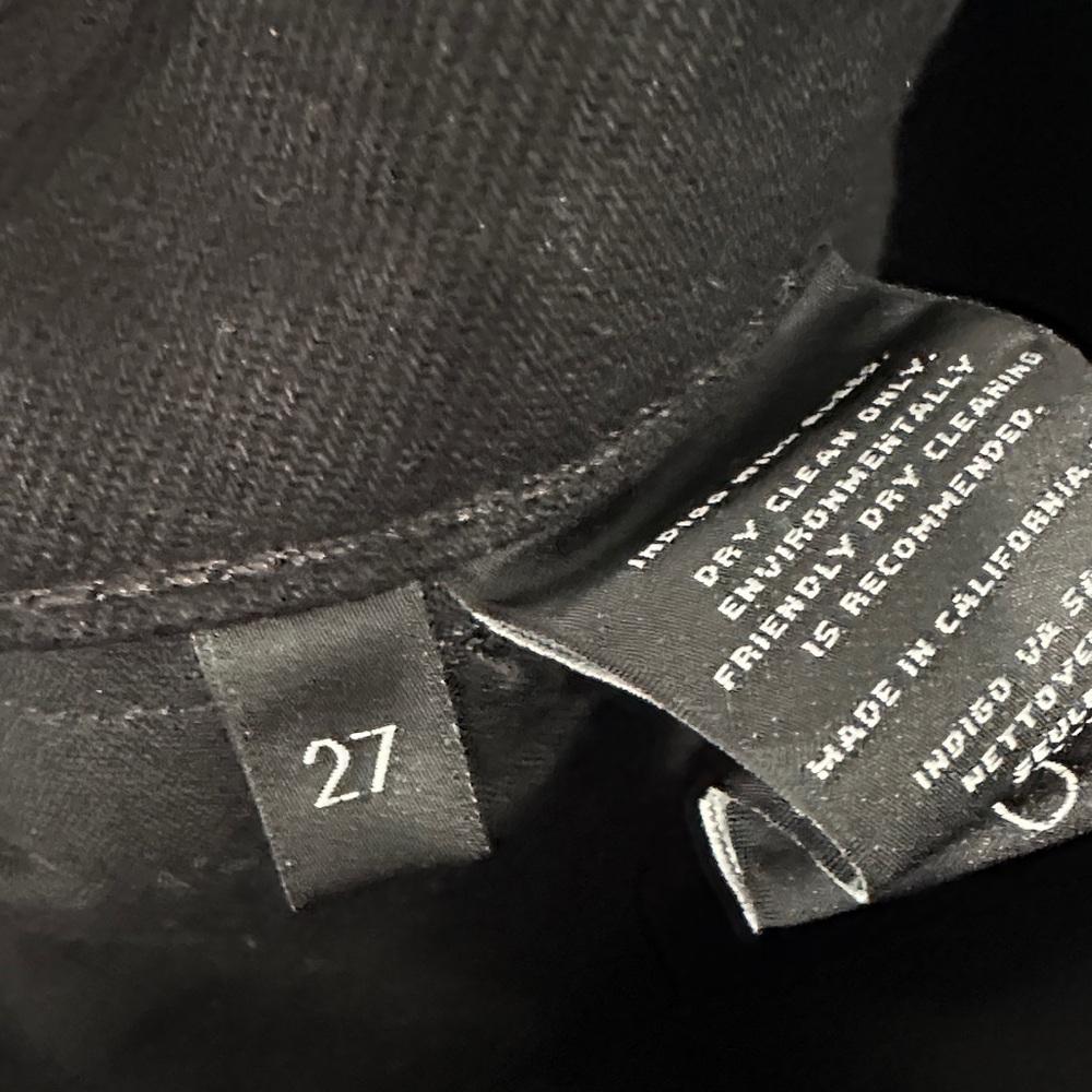 J Brand x Simone Rocha black ruffle denim - Picture 6 of 6